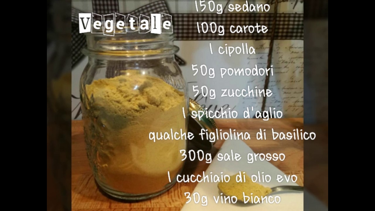 DADO VEGETALE granulare bimby