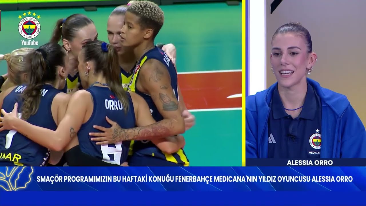 Fenerbahçe Medicana'nın Yıldız Oyuncusu Alessia Orro ile Smaçör