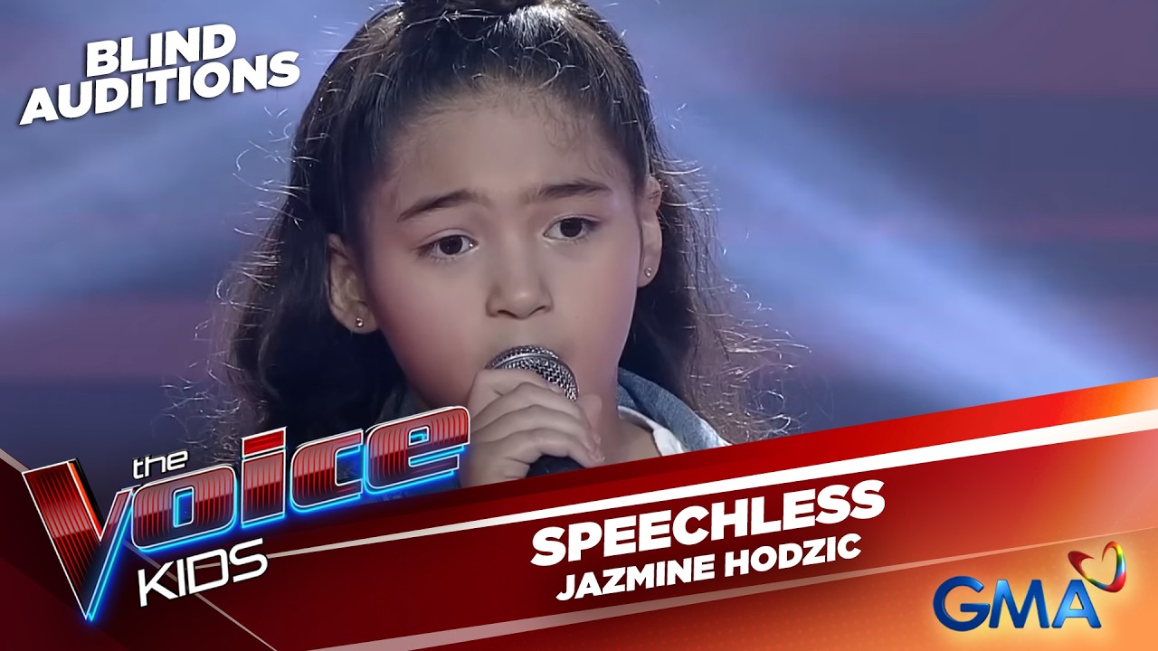 The Voice Kids Philippines: Jazmine Hodzic's SPEECHLESS performance! | Blind Auditions