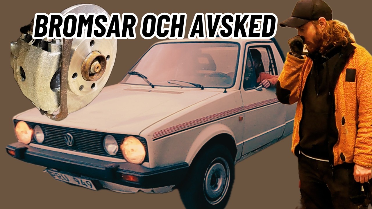 nya bromsar fram - volkswagen golf caddy mk1