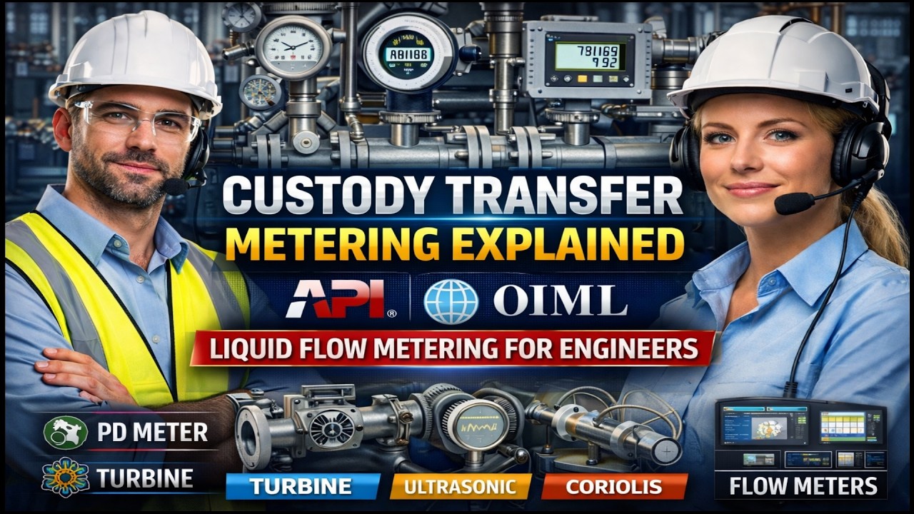 Custody Transfer Metering Explained: API, OIML & Flow Meter Selection for Engineers