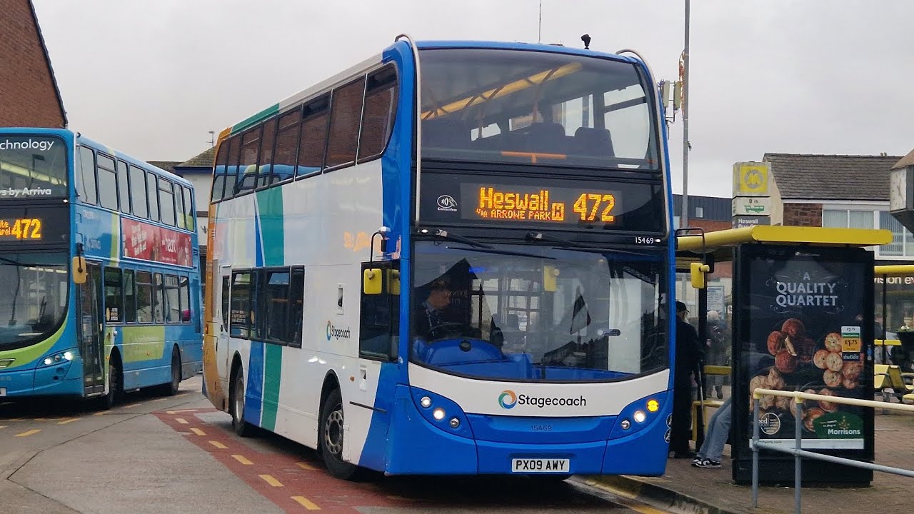 Stagecoach MCSL Scania N230UD Enviro 400 15469/PX09 AWY: Route 472