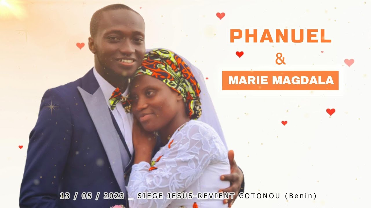 💚🧡 LES BELLES IMAGES DE SOUVENIRS DU MARIAGE PHANUEL & MARIE / JESUS-REVIENT