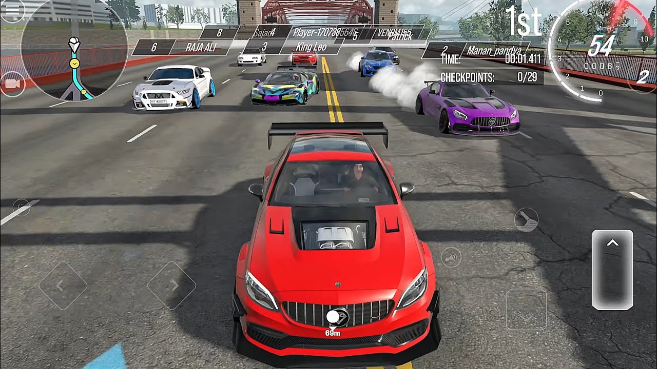 Mercedes C63 AMG - C600 Max Level Street Racing & Parkour Open World DZO Gameplay (Android, IOS)