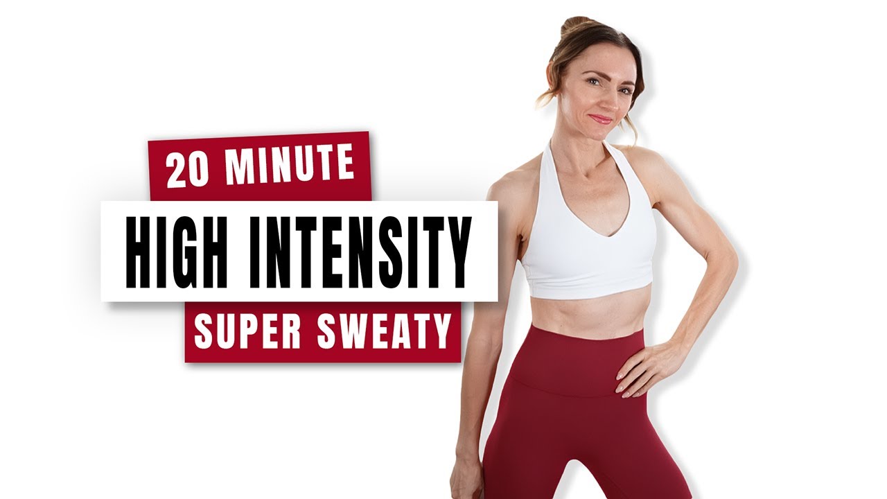 20 MIN SUPER SWEATY HIIT Workout - ALL STANDING - No Repeat QUICK & EFFECTIVE Home Workout
