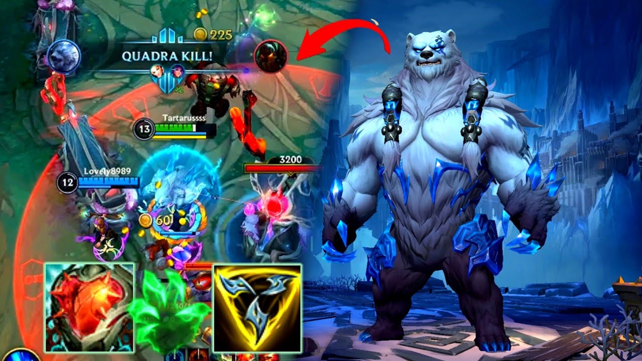 FULL TANK VOLIBEAR IS LITERALLY A GOD | WILD RIFT BUILD AND RUNES 