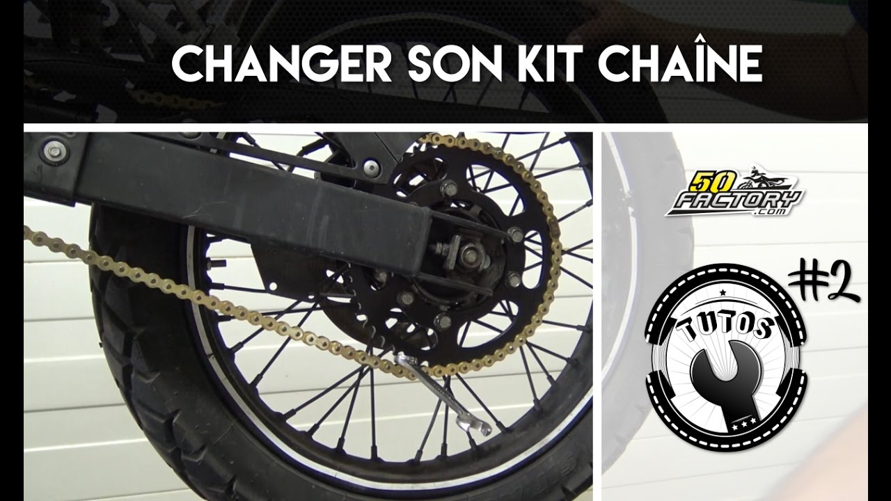 TUTO #2 - CHANGER SON KIT CHAINE (DERBI ET AM6)