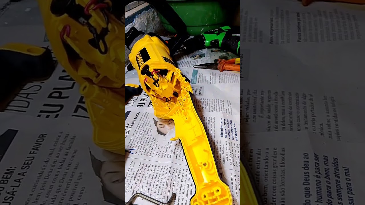 montando politriz Dewalt modelo DWP849X-B2
