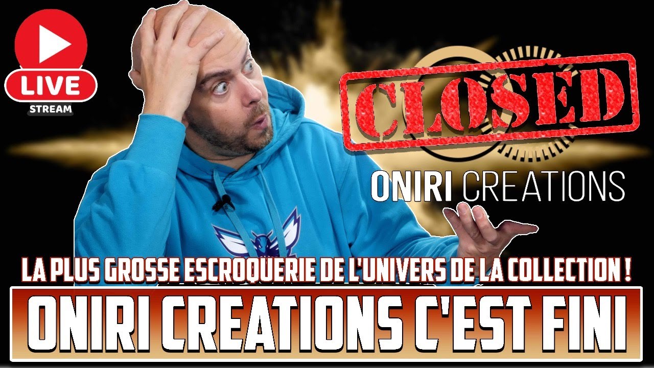 ONIRI CREATIONS C'est FINI !