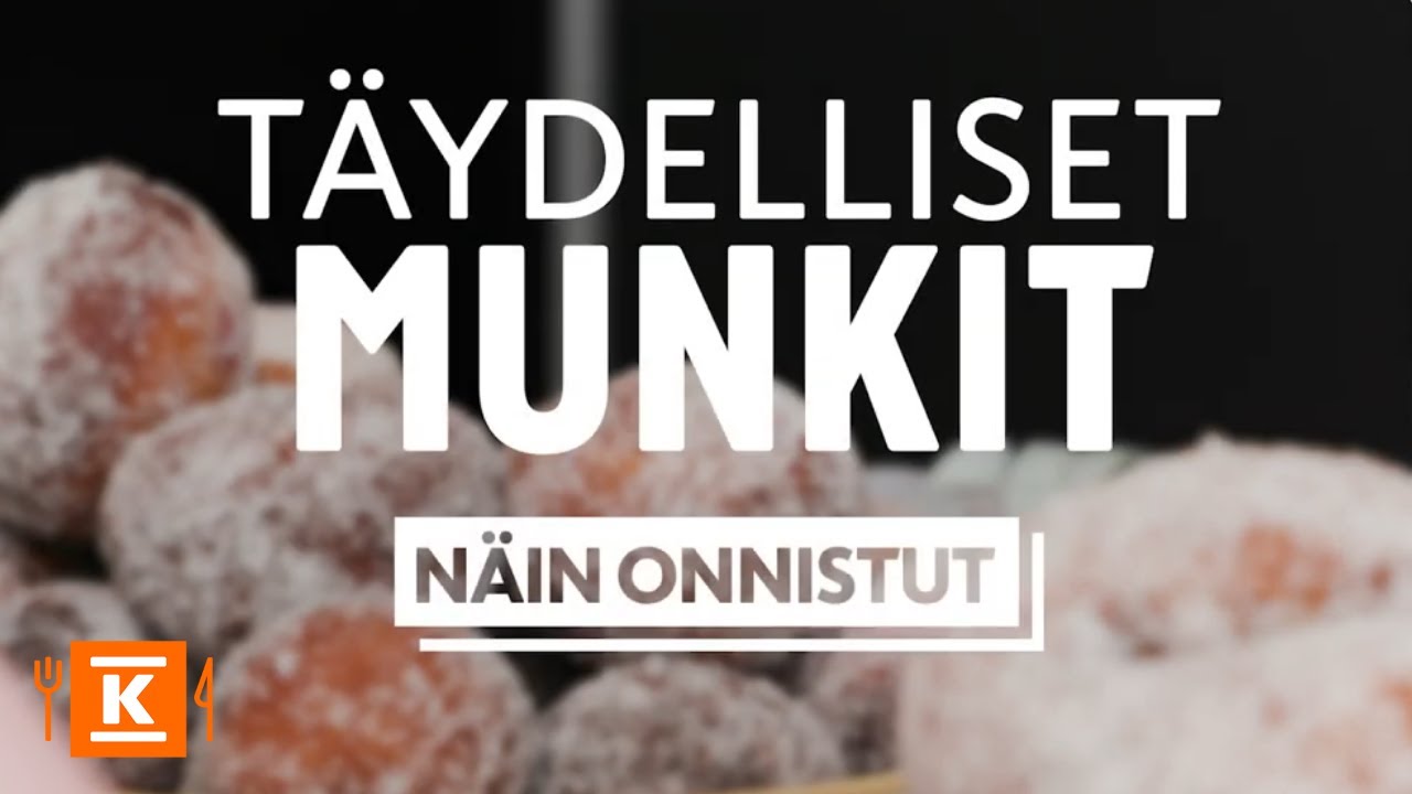 T&auml;ydelliset munkit | N&auml;in onnistut | K-Ruoka