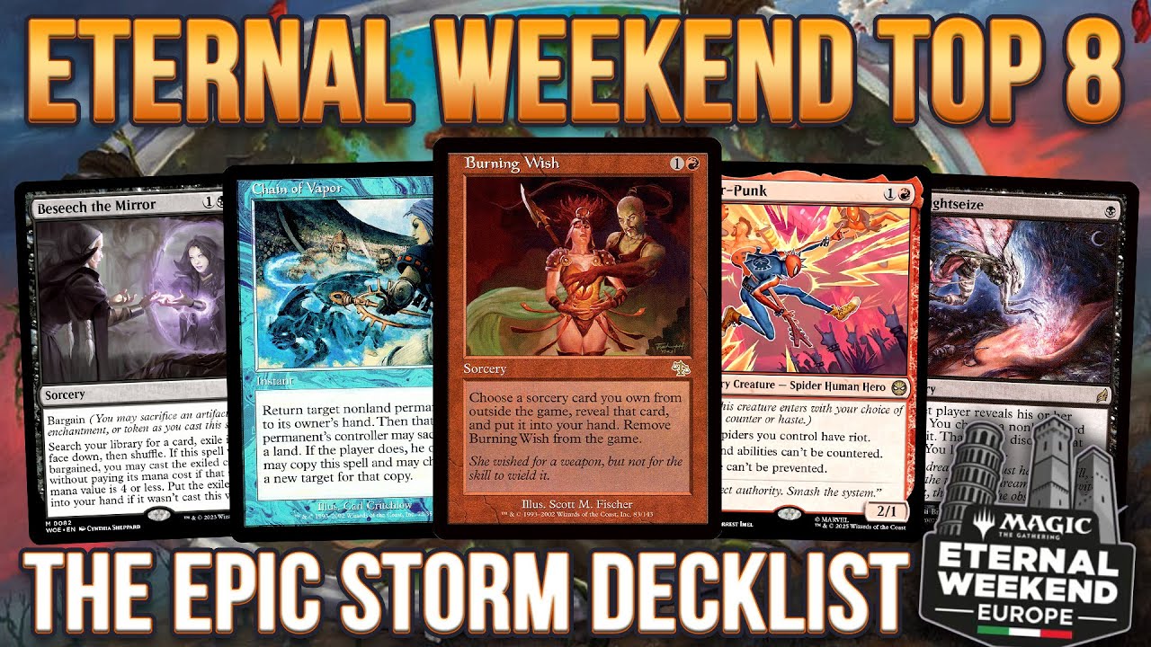 The EPIC Storm Top 8 Decklist from Eternal Weekend Europe by Yoni Ariel | Magic: The Gathering MTG