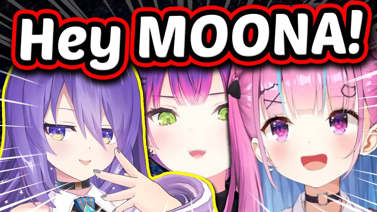 Aqua & Towa Talked With Moona IRL Using Passion English - 4th Fes 【ENG Sub Hololive】