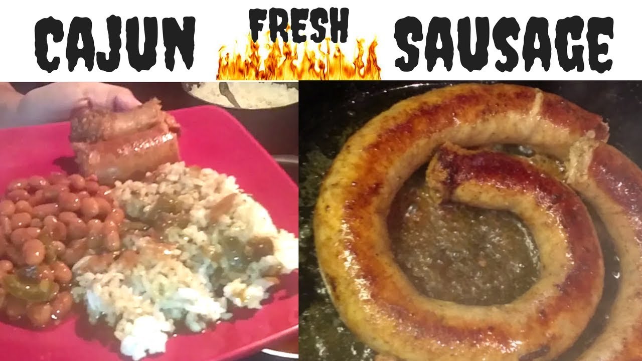 Cook With Me - Fresh Cajun Sausage - (LeoLady)