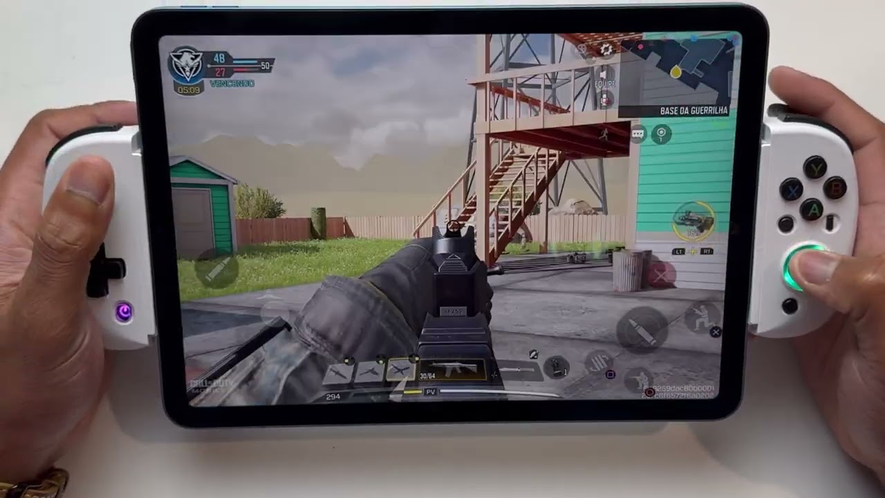 Como Jogar COD Mobile com Controle BSP D8 no iPad