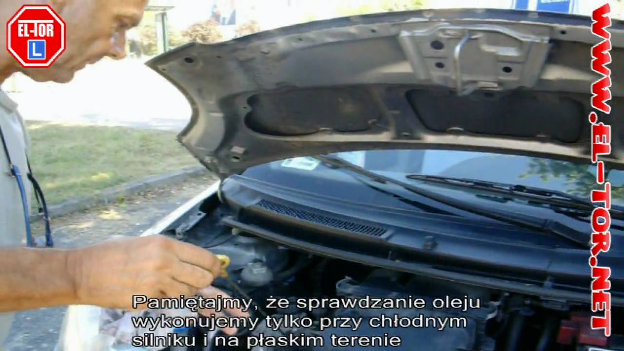Toyota Yaris Czynności pod maską - PRAWO JAZDY NAUKA JAZDY