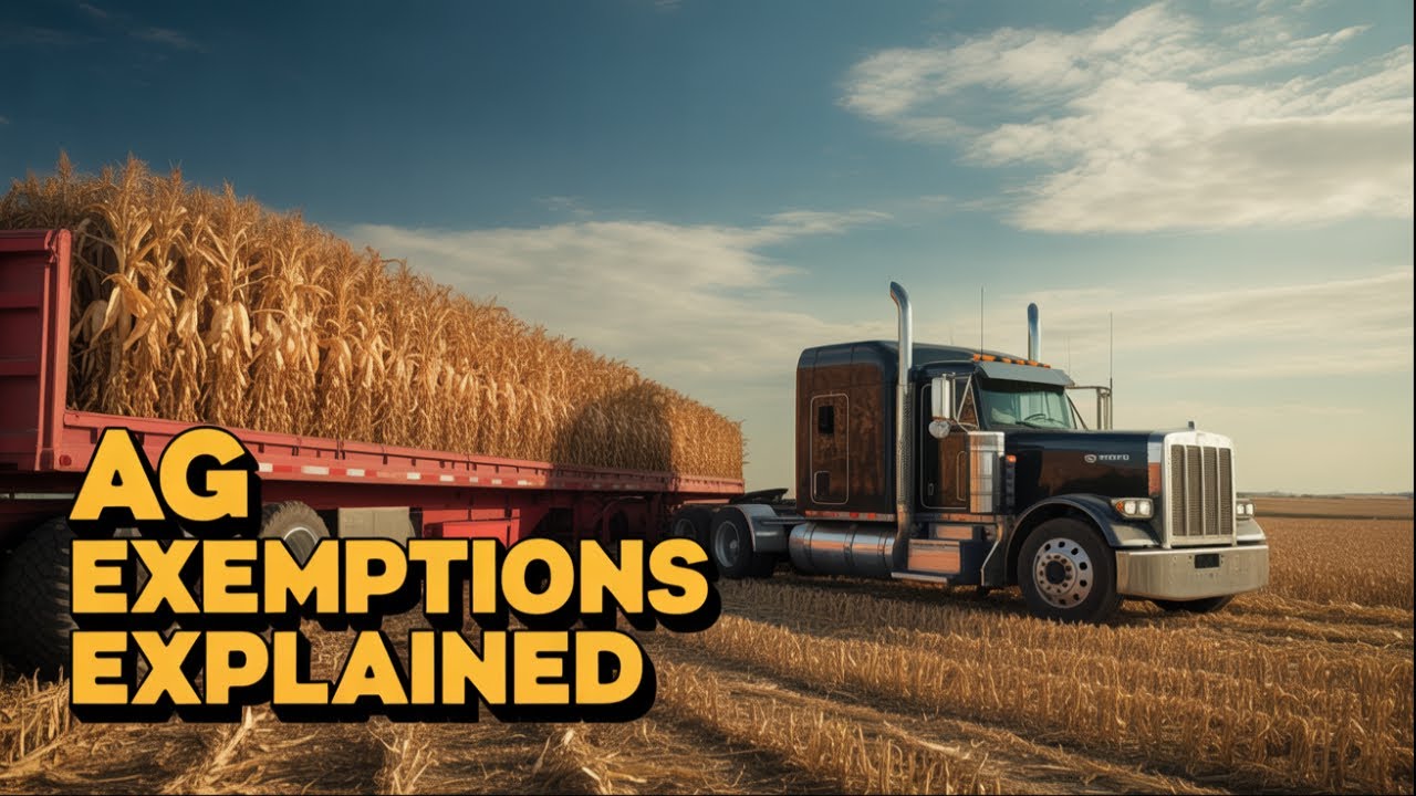 Truckers’ Hidden Loophole for Livestock Loads! (AG EXEMPTION)
