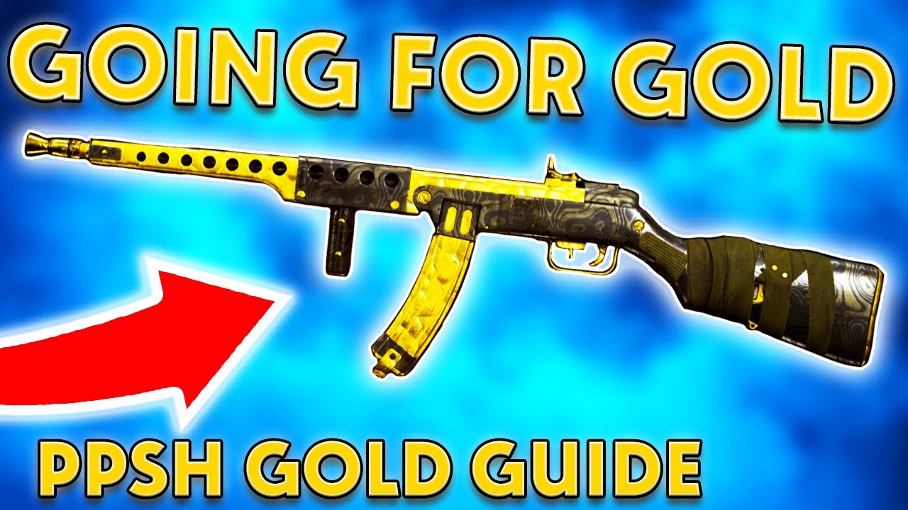FASTEST WAY TO GET PPSH GOLD | GOLD CAMO GUIDE – COD VANGUARD