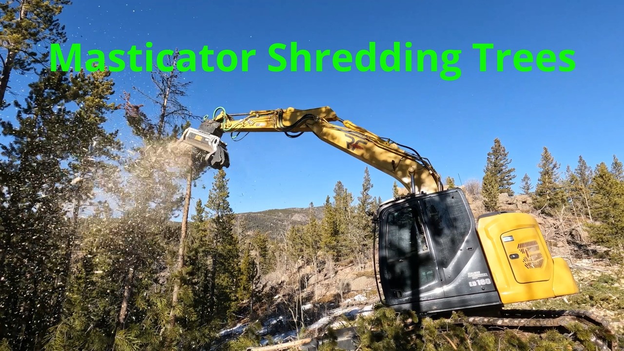 Part 3 Masticator Shredding Trees