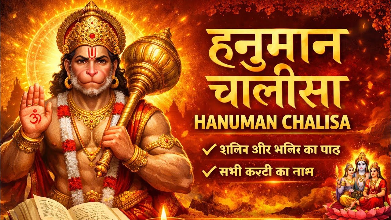 श्री हनुमान चालीसा |Hanuman Chalisa Full 2026| Epic Cinematic Hanuman Devotional Video