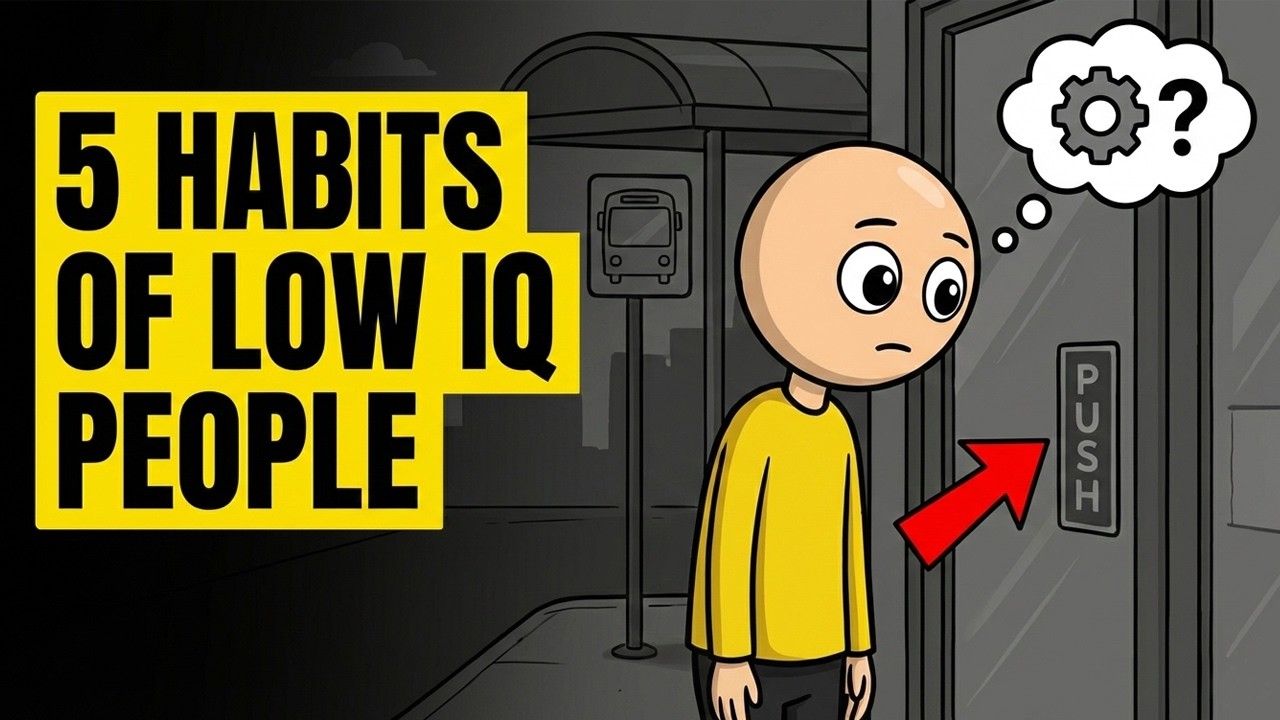 Psychology of People Who Have Low IQ (Habits That Shape Intelligence)