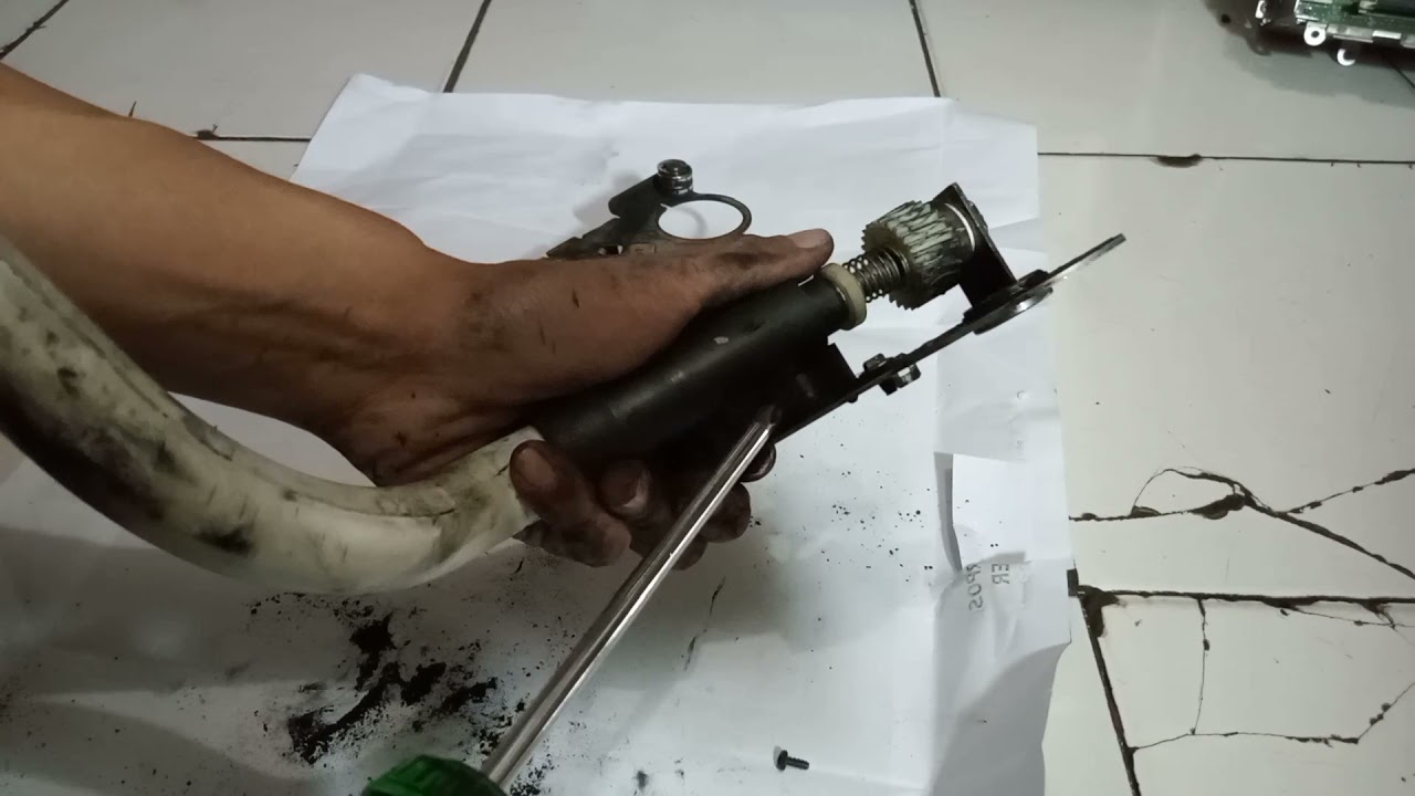 Cara Bongkar saluran pembuangan limbah toner mesin Ir 5000