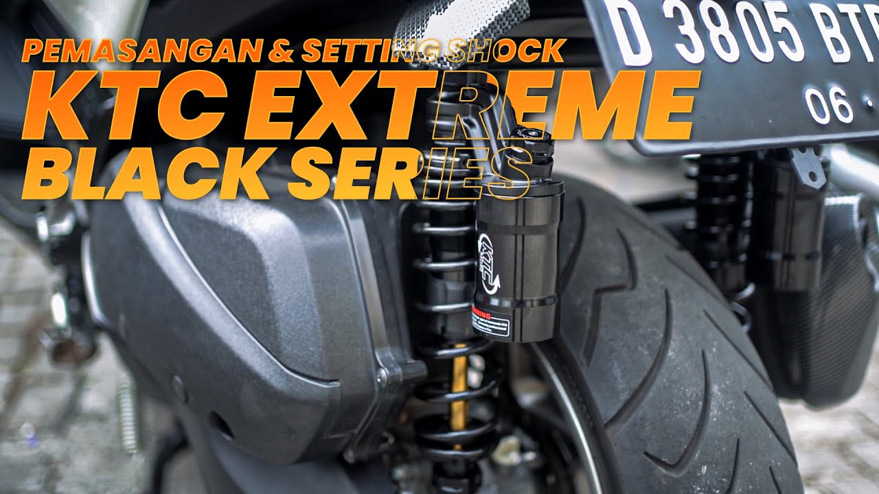 PEMASANGAN & TUTORIAL SETTING SHOCK BELAKANG KTC EXTREME BLACK SERIES
