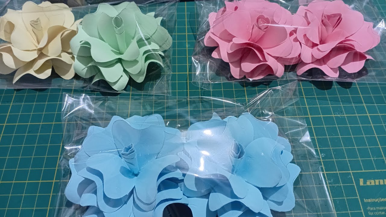 🌼🌷Flor de Papel Color Plus Fácil de Fazer | Passo a Passo Para Iniciantes e Para Vender