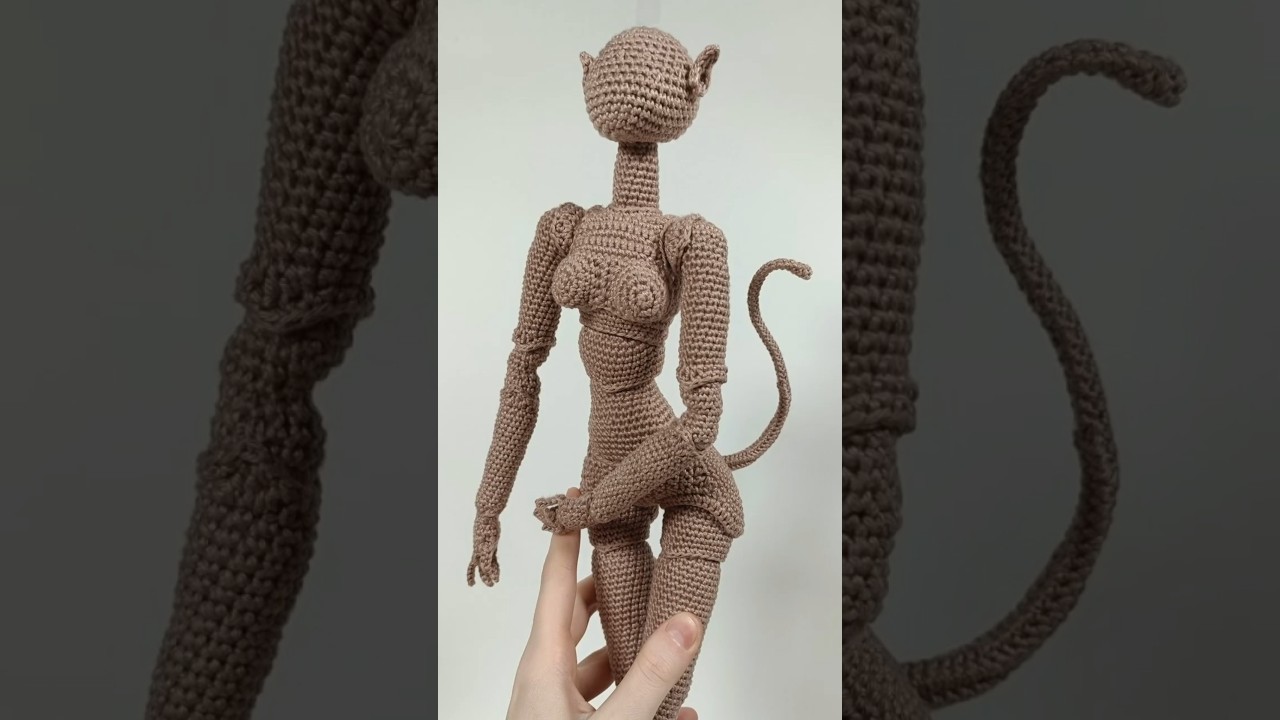 Free add-on to the BALL-JOINTED DOLL pattern | CROCHET | #crochet