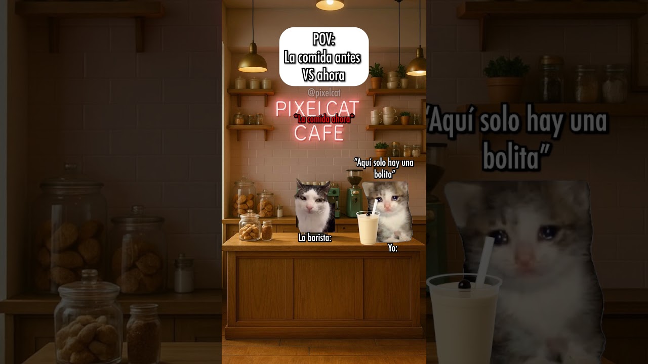 La comida antes VS ahora 🐱 #gatitoslindos #storytime