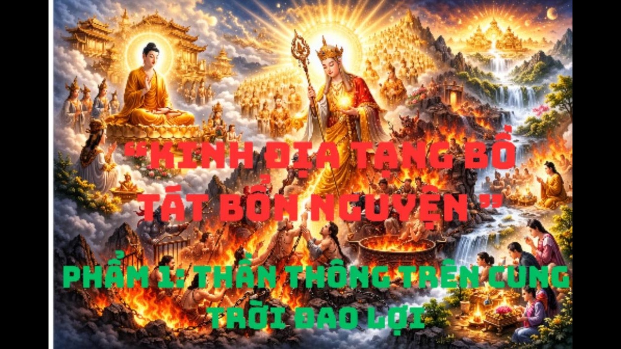 Phẩm 1: Thần Thông Trên Cung Trời Ðao Lợi - Diễn Đọc Kinh Địa Tạng Bồ Tát Bổn Nguyện