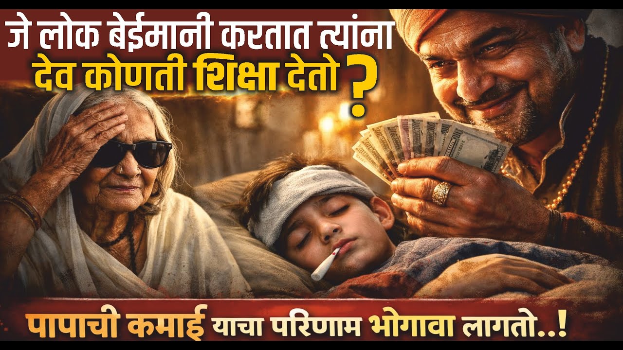 लक्ष देऊन ऐका..बेईमानीने किंवा चुकीच्या मार्गाने मिळवलेले पैसे खाल्ल्यास कोणती शिक्षा आहे?