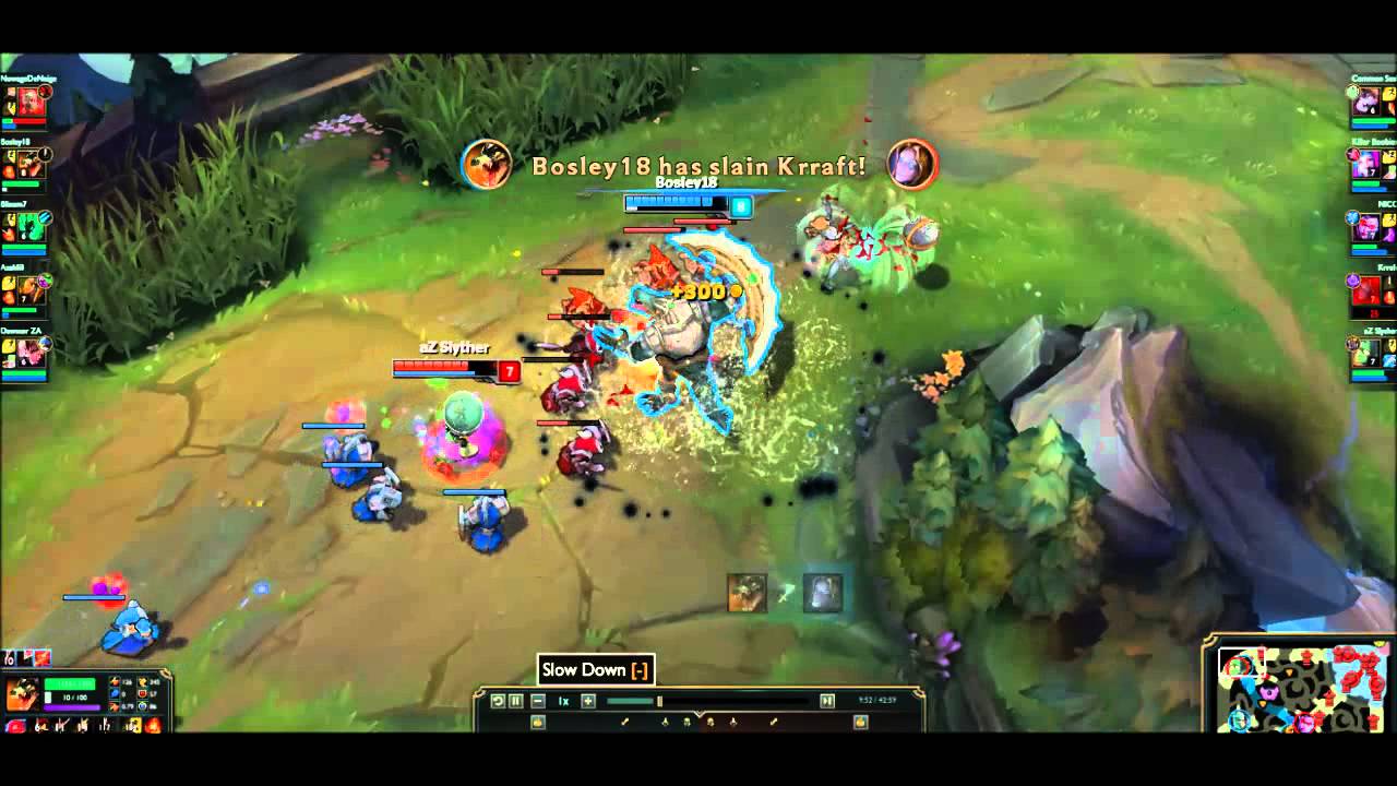 Renekton 2v1 Top Lane Pre season 6!