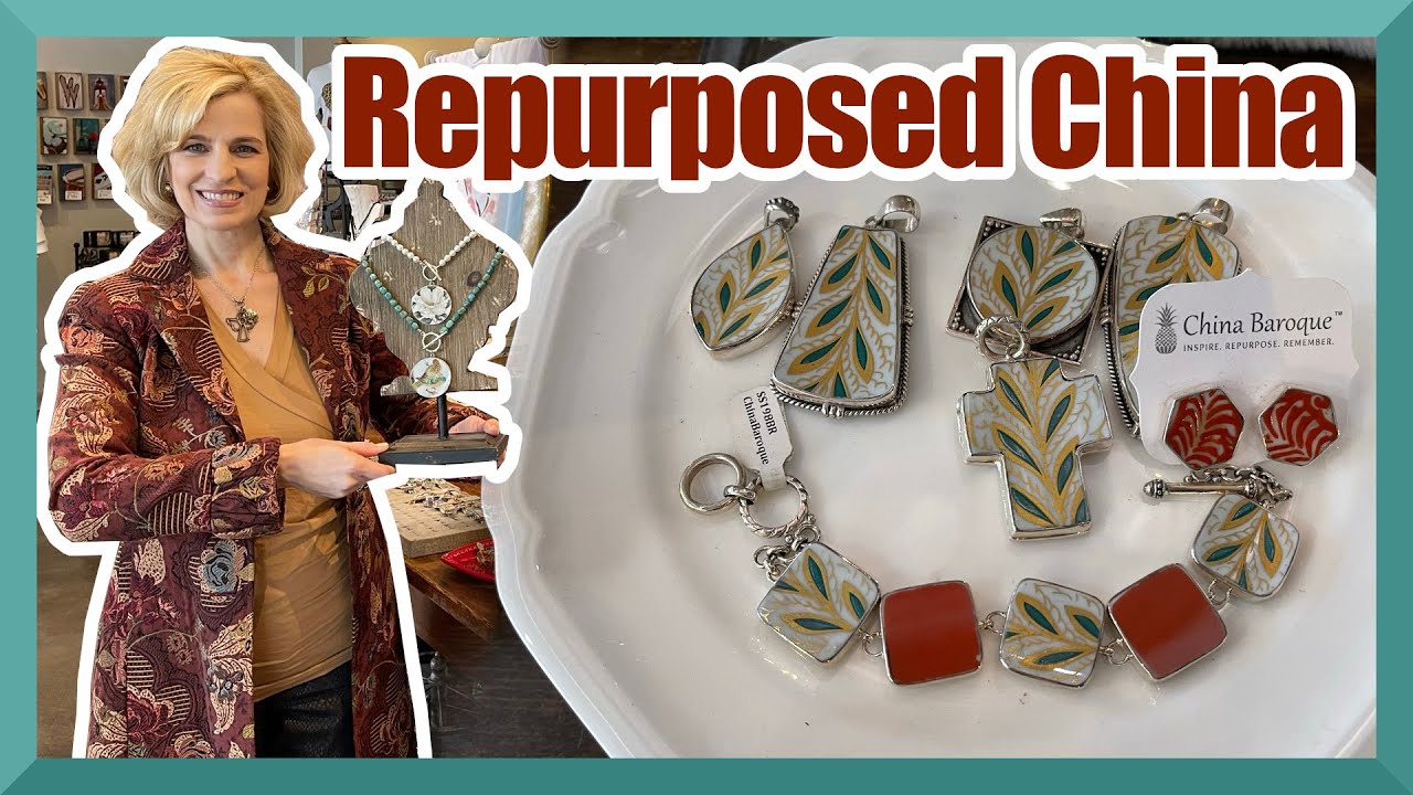 China Baroque inspires with creative upcycling of broken china into fabulous jewelry!