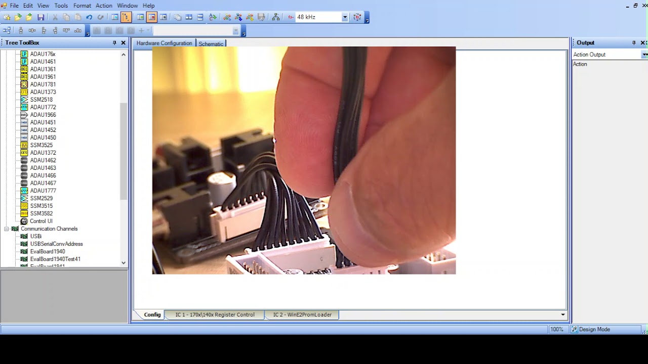 ADAU1701 DSP Sigmastudio Wondom Kernal connection and programming Video 1