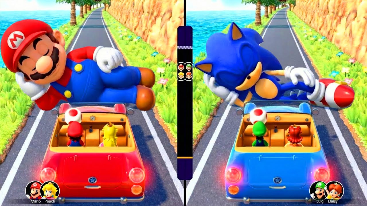 【マリオパーティ スーパースターズ】面白いミニゲームマリオVsルイージVsピーチVsデイジー(たつじん難易度)