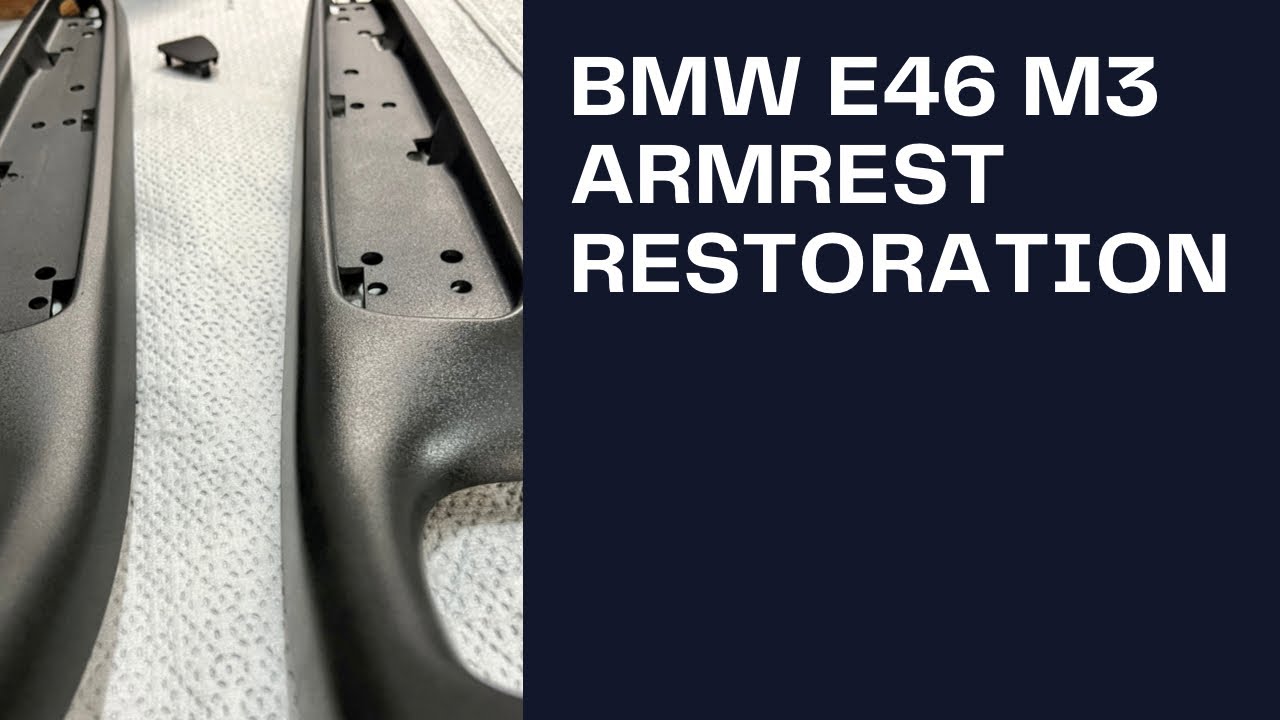 Как: Реставрация подлокотника BMW E46 M3 — Ремонт поврежденного пластика BMW