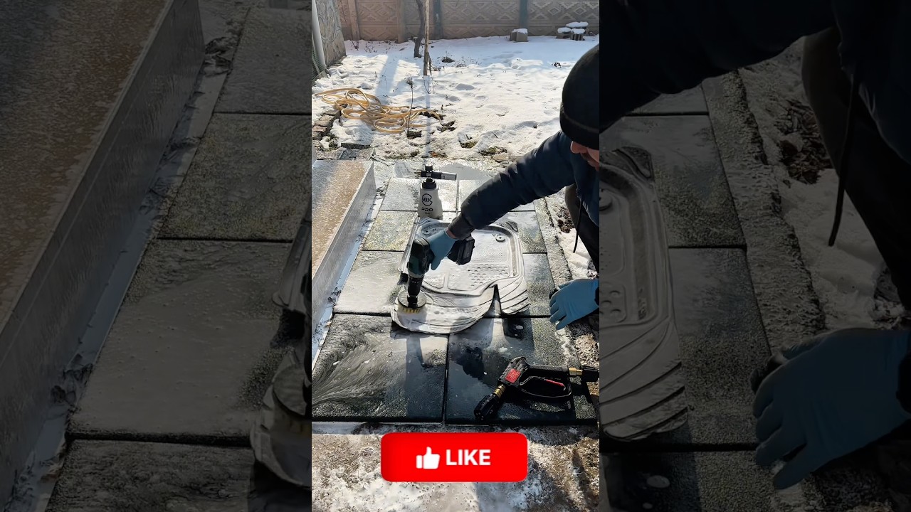Extreme Car Floor Mat Cleaning ASMR
