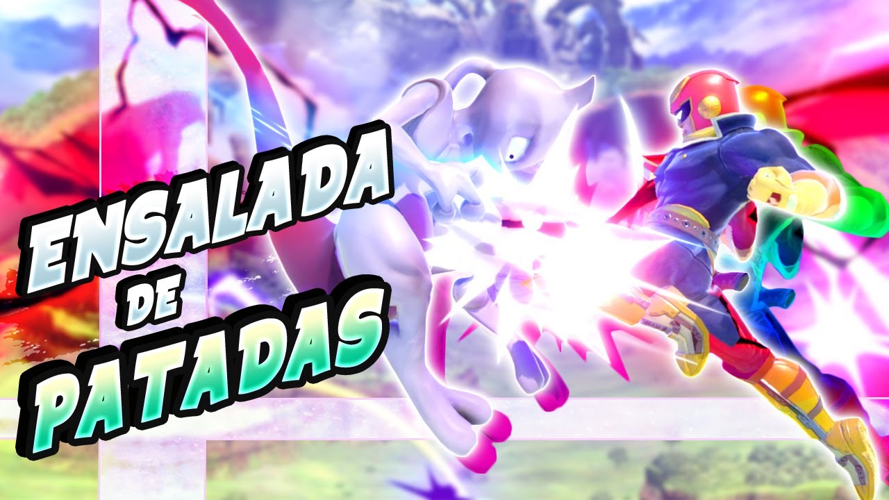 &iexcl;CADENA DE UP-AIRS! 🔥 Combo de CAPTAIN FALCON #1 | Super Smash Bros Ultimate  - Nintencomedy
