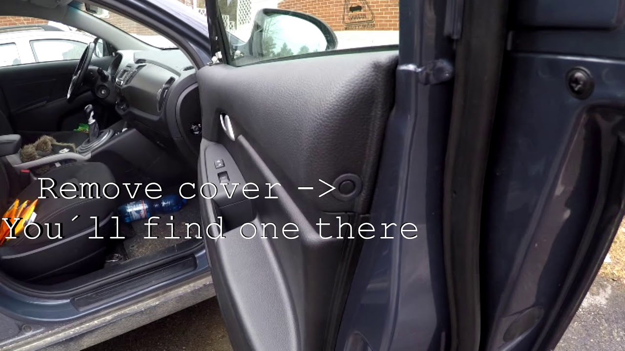 Kia Sportage front speaker upgrade step by step