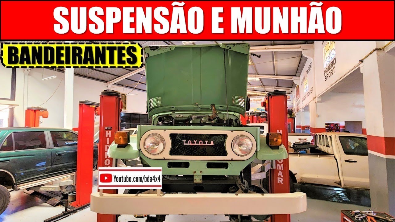 EP. 813// Toyota BANDEIRANTE 1980 REVITALIZAÇÃO Protocolo ÁGUIA! Munhão, Cubo e Troca Total de ÓLEO