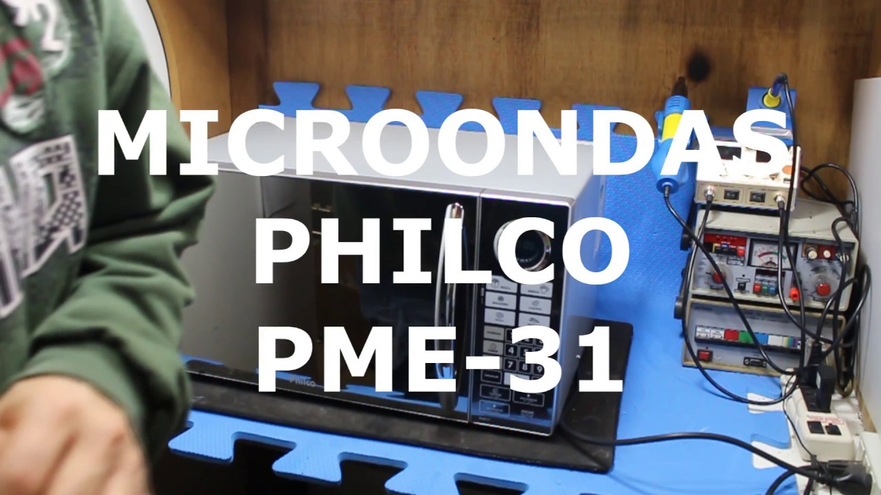 MICROONDAS PHILCO PME31 SOLUCIONADO CONSERTO DA PLACA