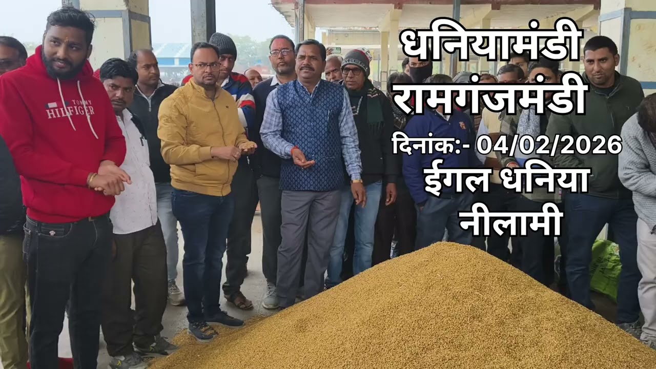 धनिया में आई तेजी ।। धनिया का बाज़ार हुआ तेज़ ।। धनिया में उछाल ।। धनियामंडी रामगंजमंडी 