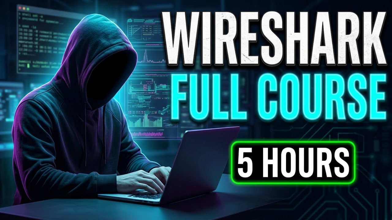 Wireshark for ethical hacker in 5 Hours | Wireshark in cyber security