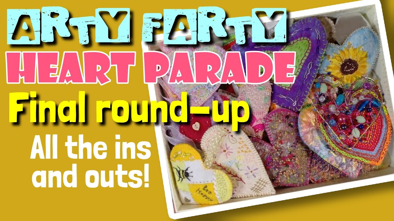 Arty Farty Hearty Swap || Final flip-through || Time-stamped