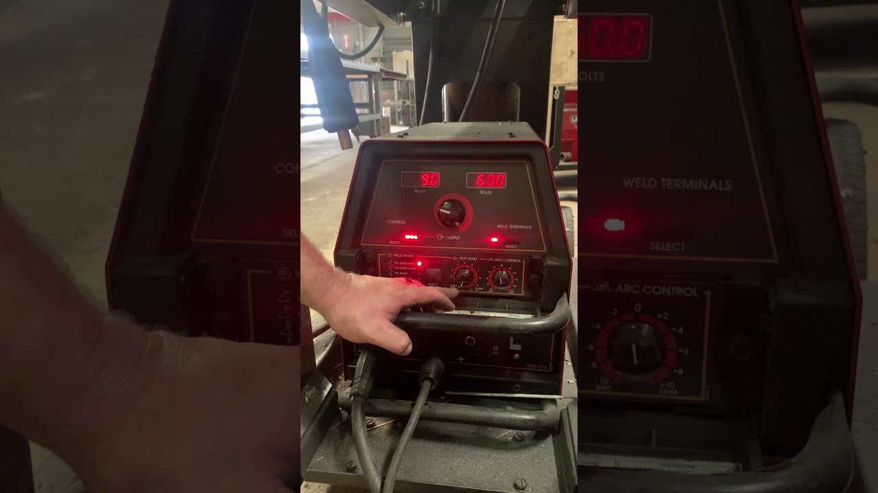 LINCOLN INVERTEC 350 SET UP