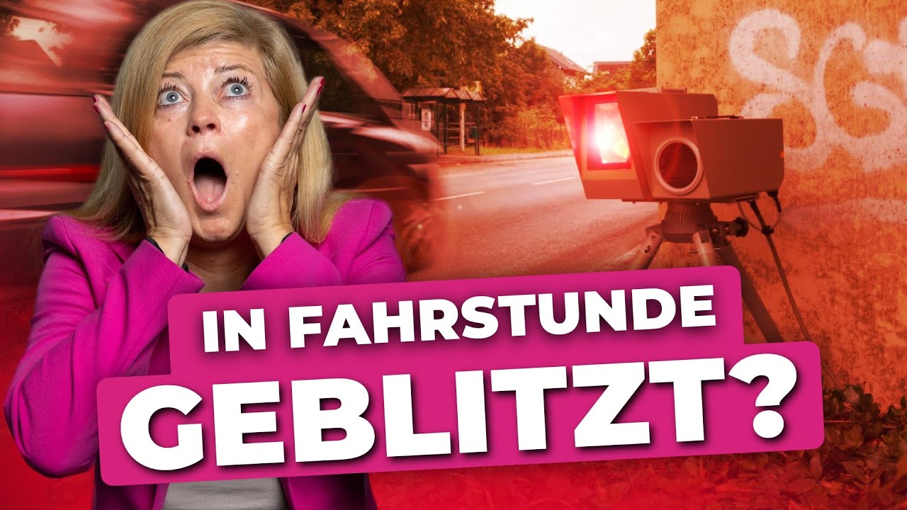 Was passiert, wenn man in der Fahrstunde geblitzt wird? 🧐