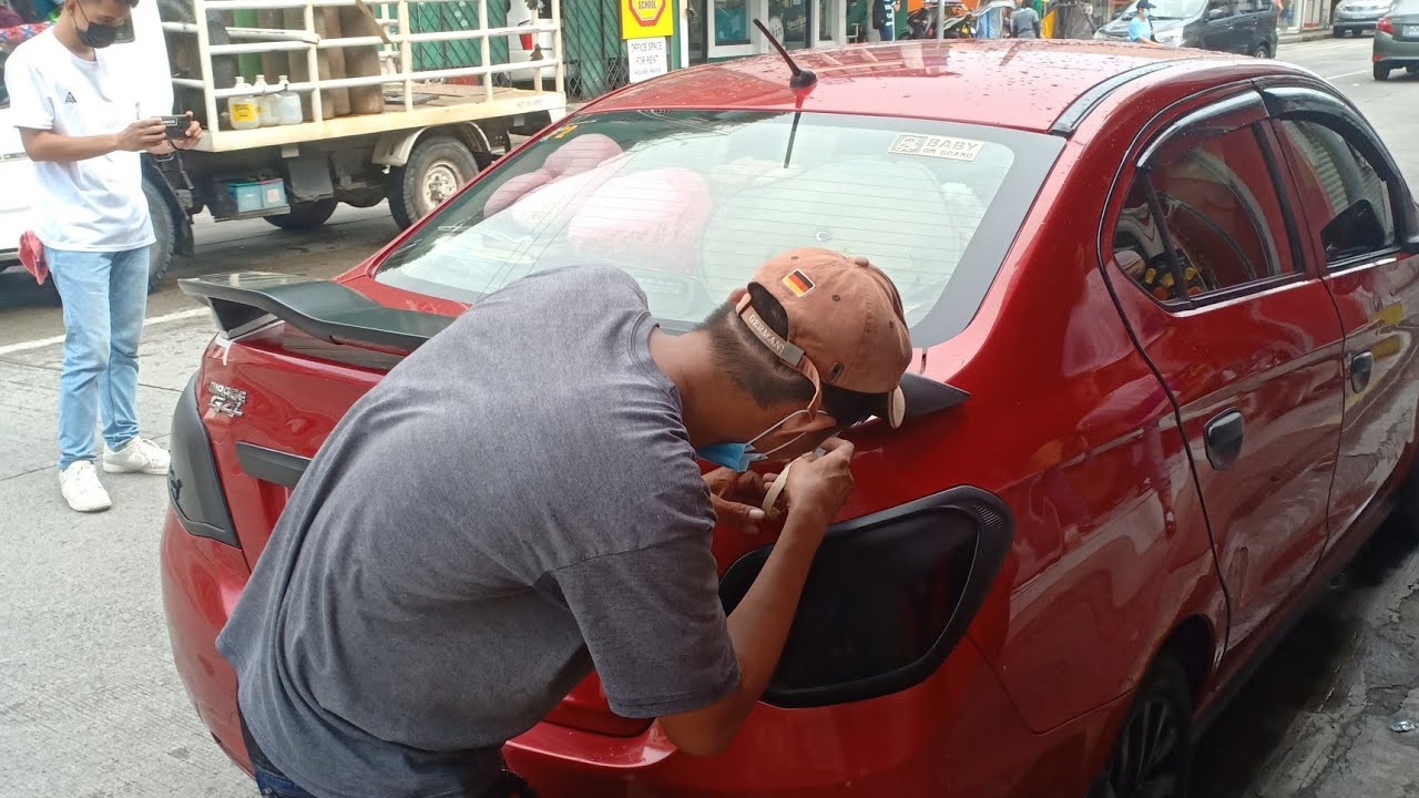 MODULO SPOILER INSTALLATION (MITSUBISHI MIRAGE G4)