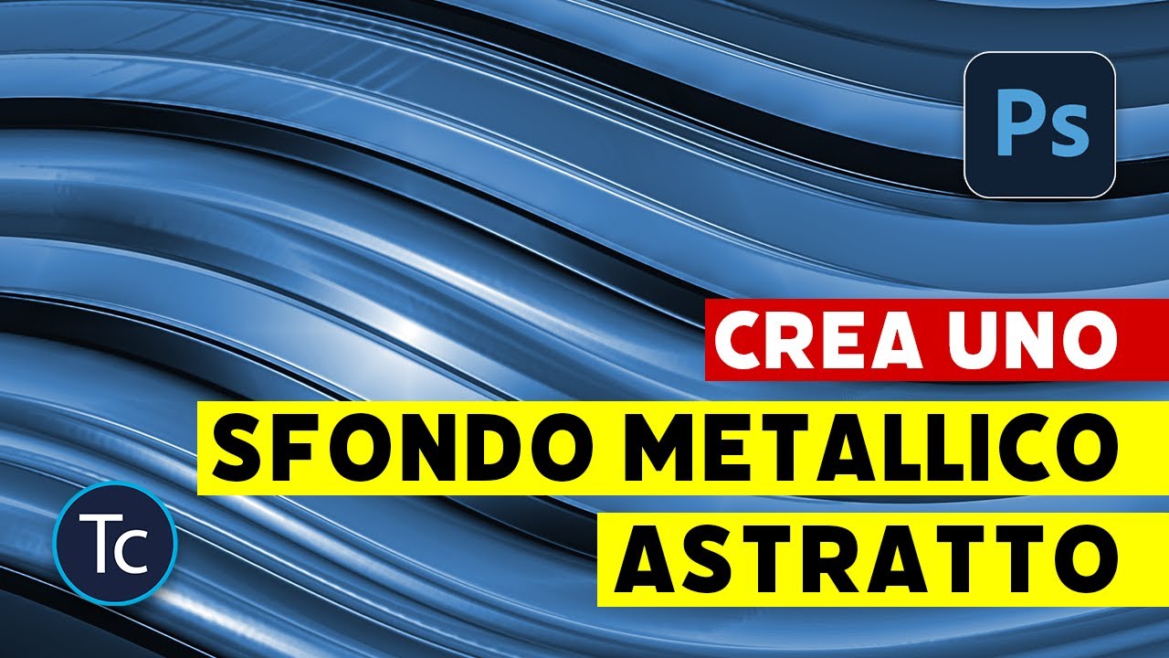 Come creare uno sfondo metallico astratto in Photoshop