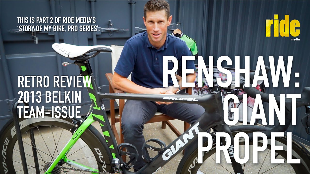 Mark Renshaw and his 2013 Belkin Pro Cycling team-issue Giant Propel (Story of my bike, pro series)