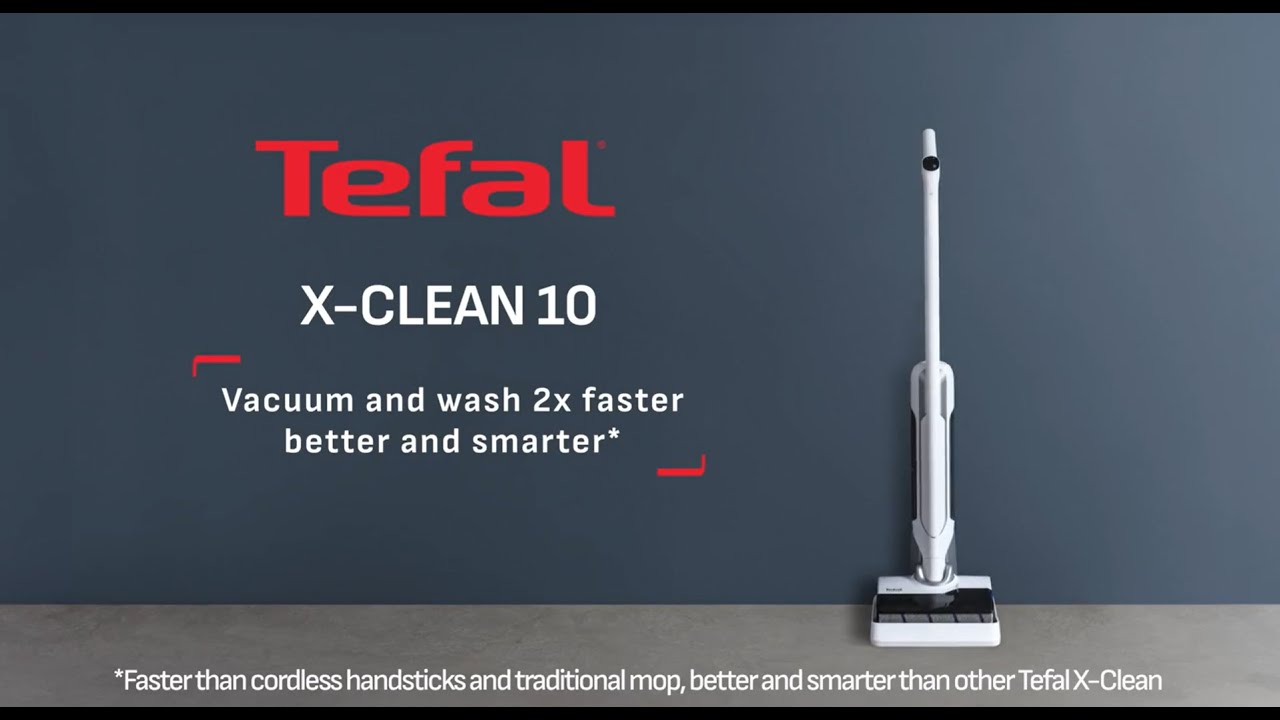 X-CLEAN 10: Vacuum & Wash 2x faster, better and smarter*